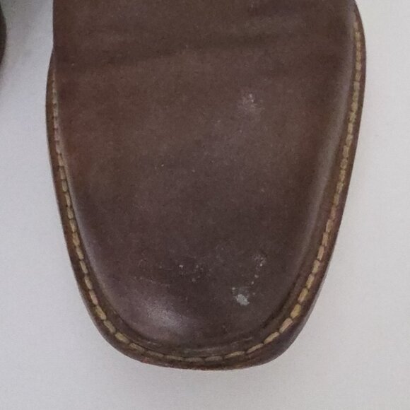 TED BAKER | Torsdi chukka boots in brown leather with blue laces sz 10 - Picture 3 of 6